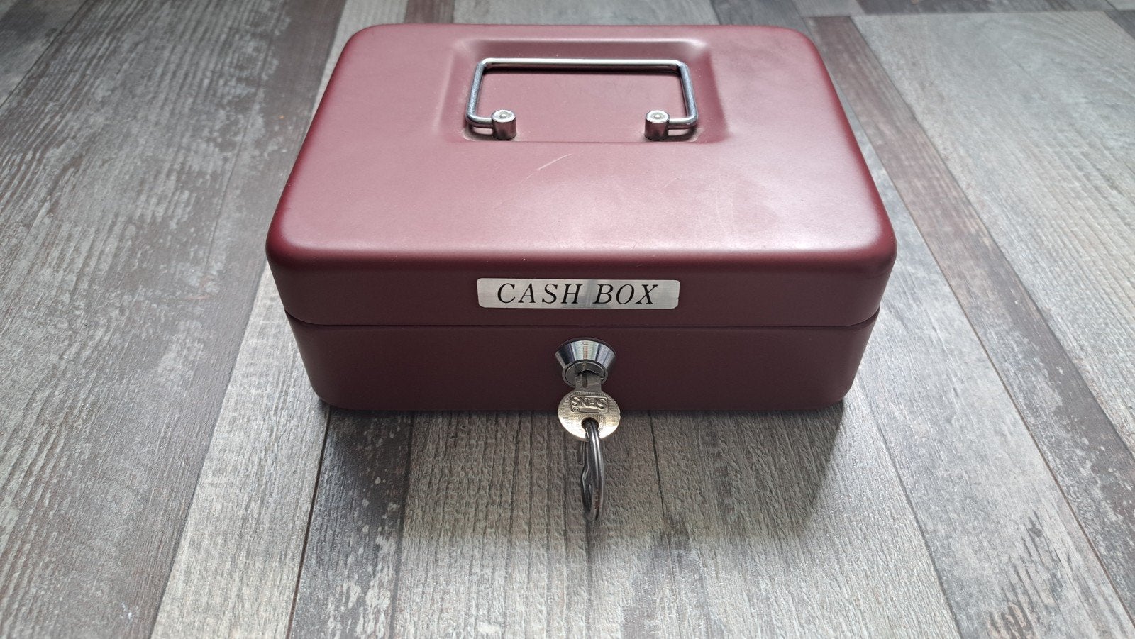 Cash Box / Geldkistje met sleutel, Ophalen of Verzenden, Gebruikt, Brandkast