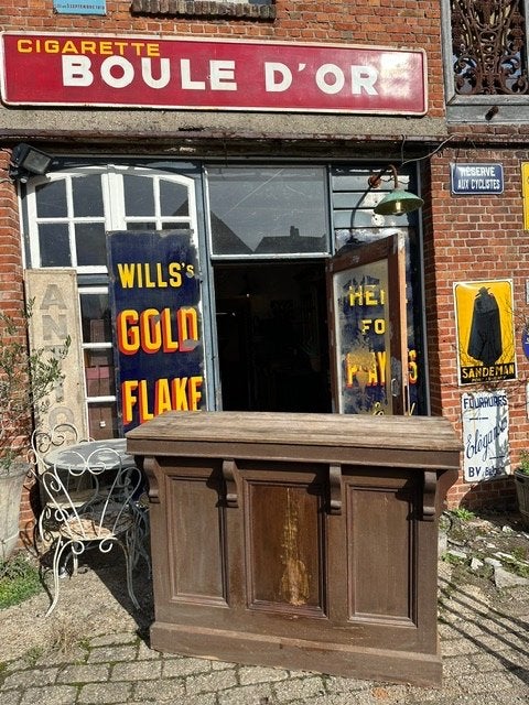 antieke bar oude toonbank balie dressoir, Ophalen of Verzenden, Gebruikt