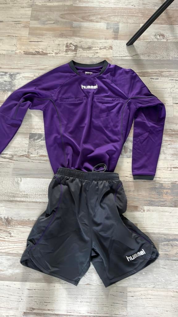 Scheidsrechterstenue, Kleding | Heren, Ophalen of Verzenden, Voetbal, Grijs, Gedragen