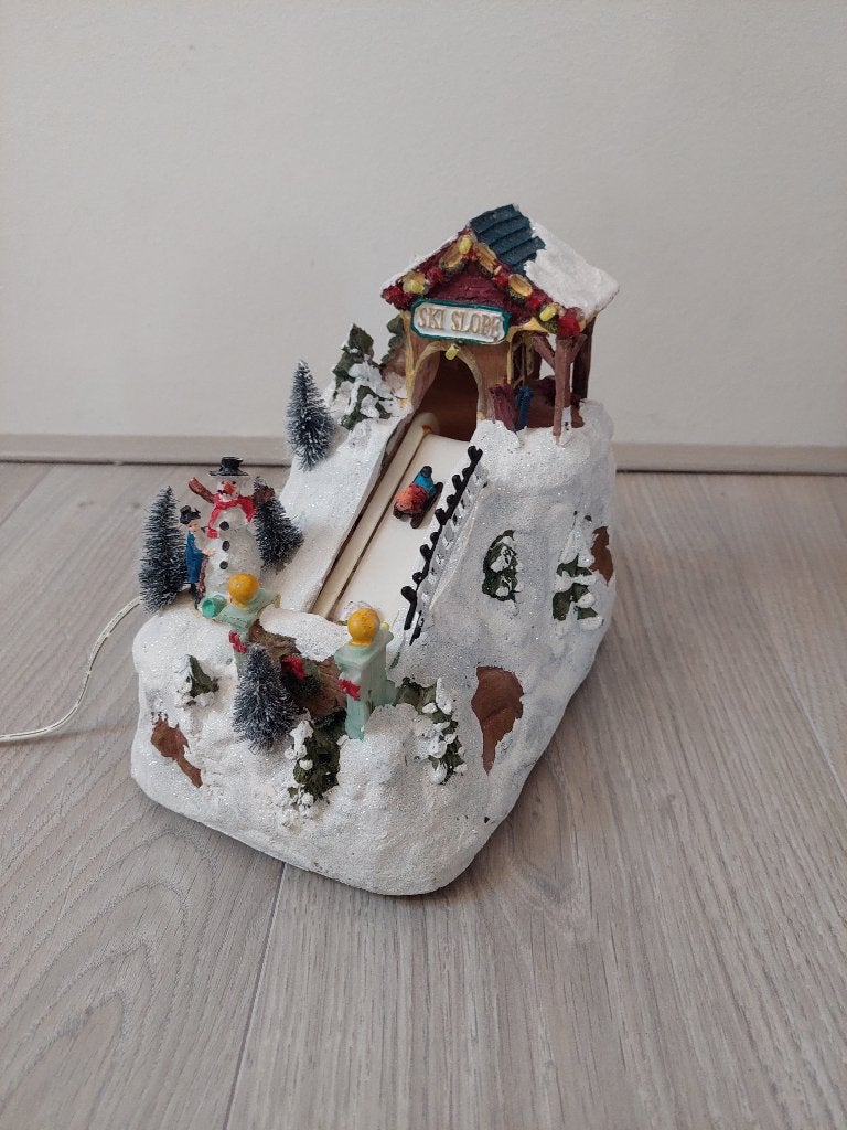 Sleebaan - bewegend en licht (kerstdorp), Diversen, Kerst, Ophalen