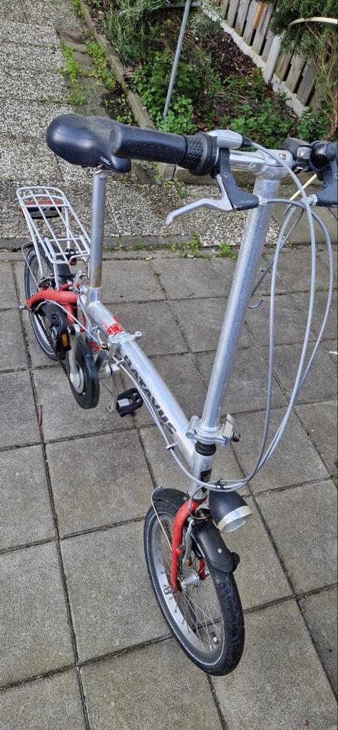 Batavus vouwfiets, ideaal voor woon-werkverkeer, Fietsen en Brommers, Ophalen, Gebruikt, Velgrem, Versnellingen
