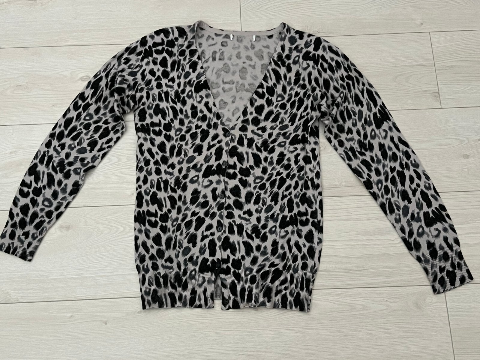 Leopard print vestje - Maat S, Ophalen of Verzenden, Zo goed als nieuw, Maat 38/40 (M), Zwart