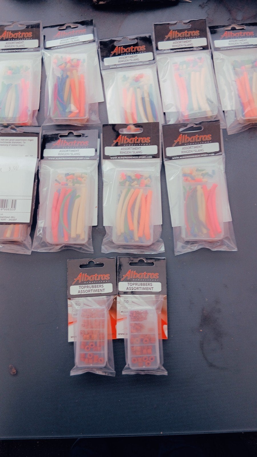 Top rubbers en ringen assortiment, Watersport en Boten, Hengelsport | Witvissen, Ophalen of Verzenden, Nieuw, Vaste hengel