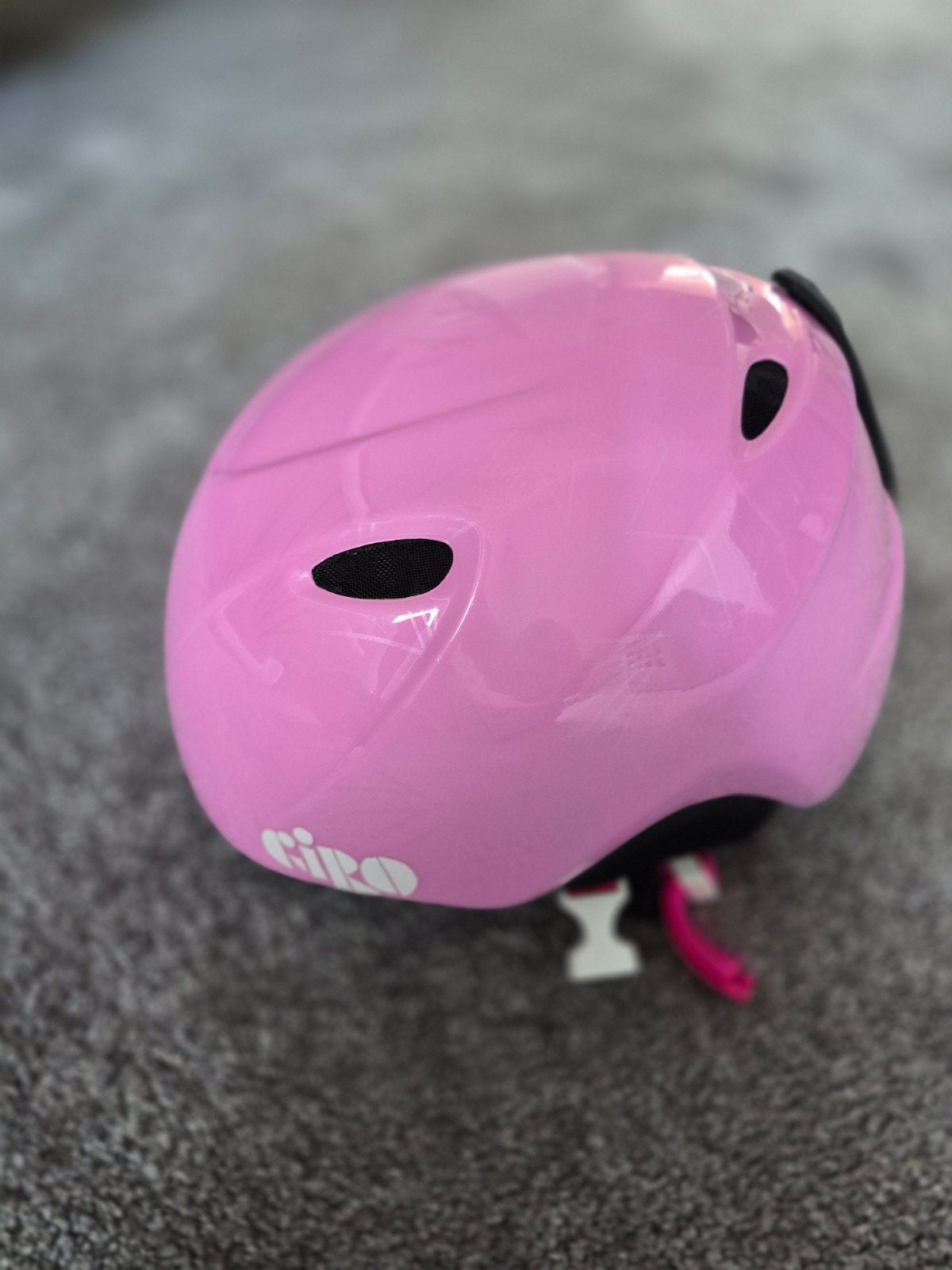 Zeer nette roze skihelm kind maat S/SX Giro, Overige merken, Overige typen, Ophalen of Verzenden, Zo goed als nieuw