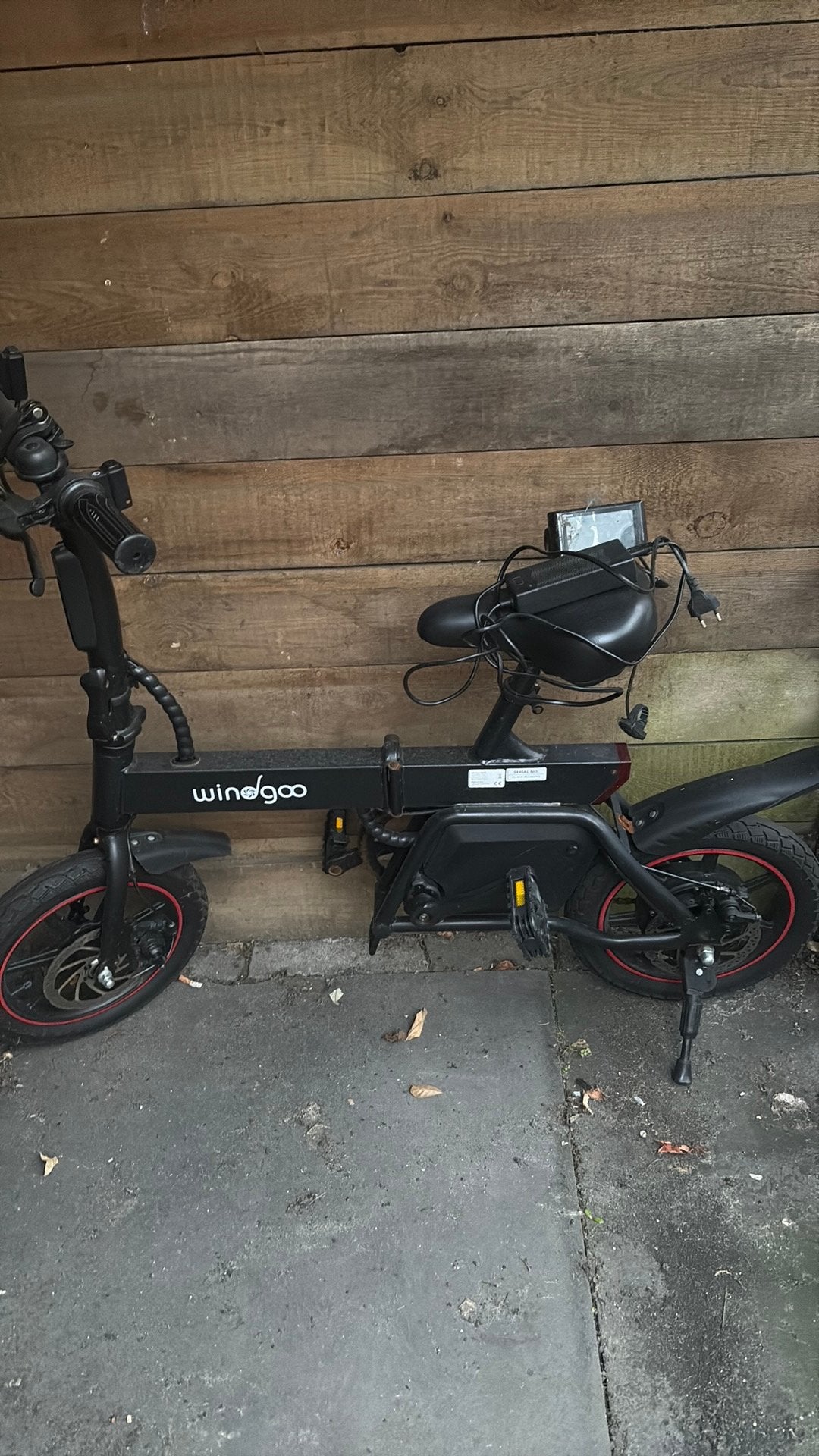 Windgoo, Fietsen en Brommers, Elektrische fietsen, Overige merken, Minder dan 30 km per accu, Ophalen of Verzenden, Zo goed als nieuw