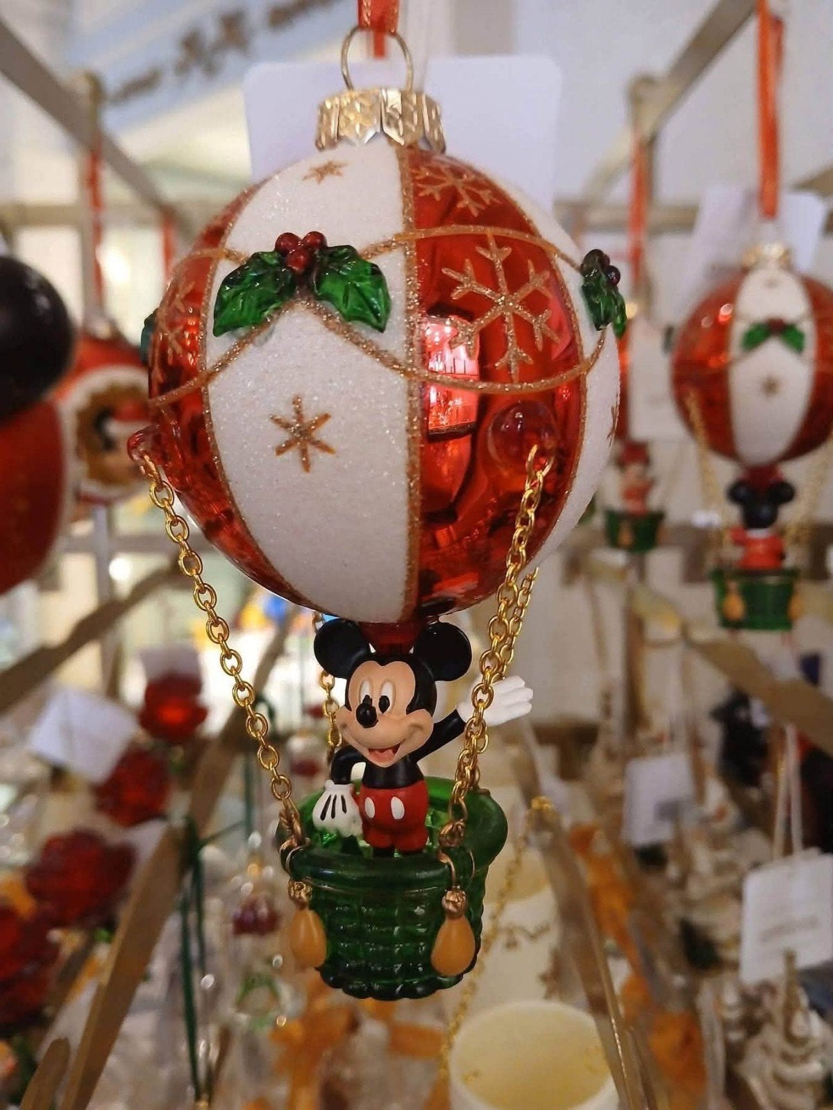 Disneyland Parijs Arribas Mickey ornament, Ophalen of Verzenden, Mickey Mouse, Nieuw, Beeldje of Figuurtje