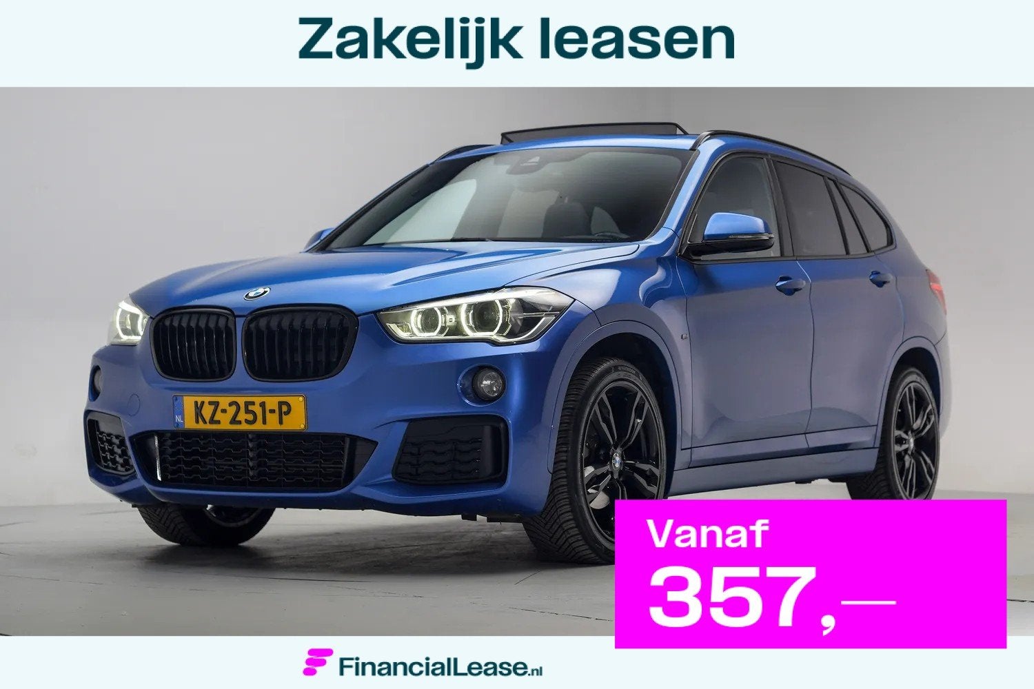 BMW X1 sDrive 18i M Sport [ Panorama Navi Led ], X1, Automatische klimaatregeling, 136 pk, Gebruikt