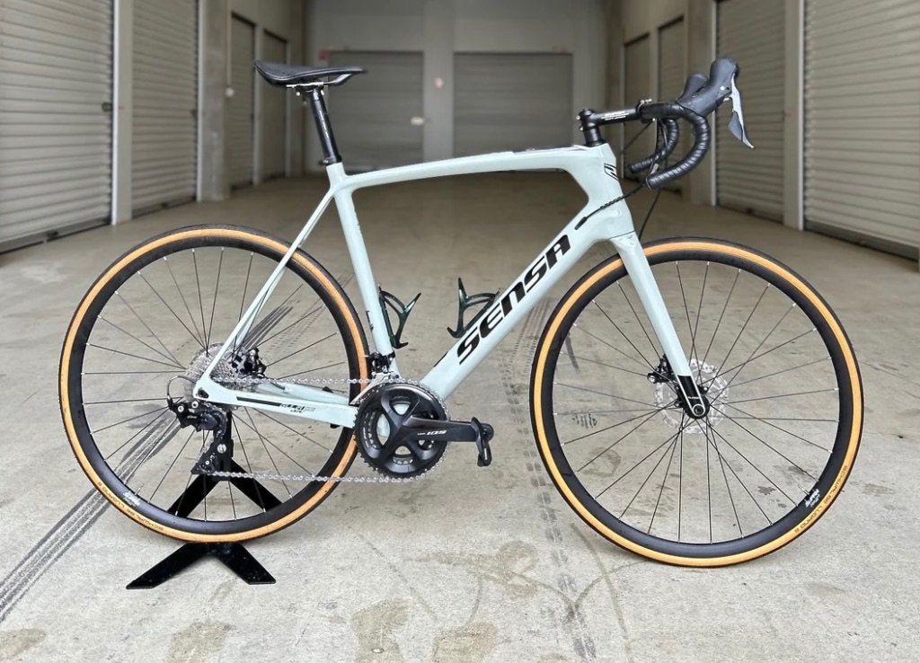 Sensa Giulia G3 disc maat 58, ice blue, Carbon, Heren, 57 tot 61 cm, Meer dan 20 versnellingen