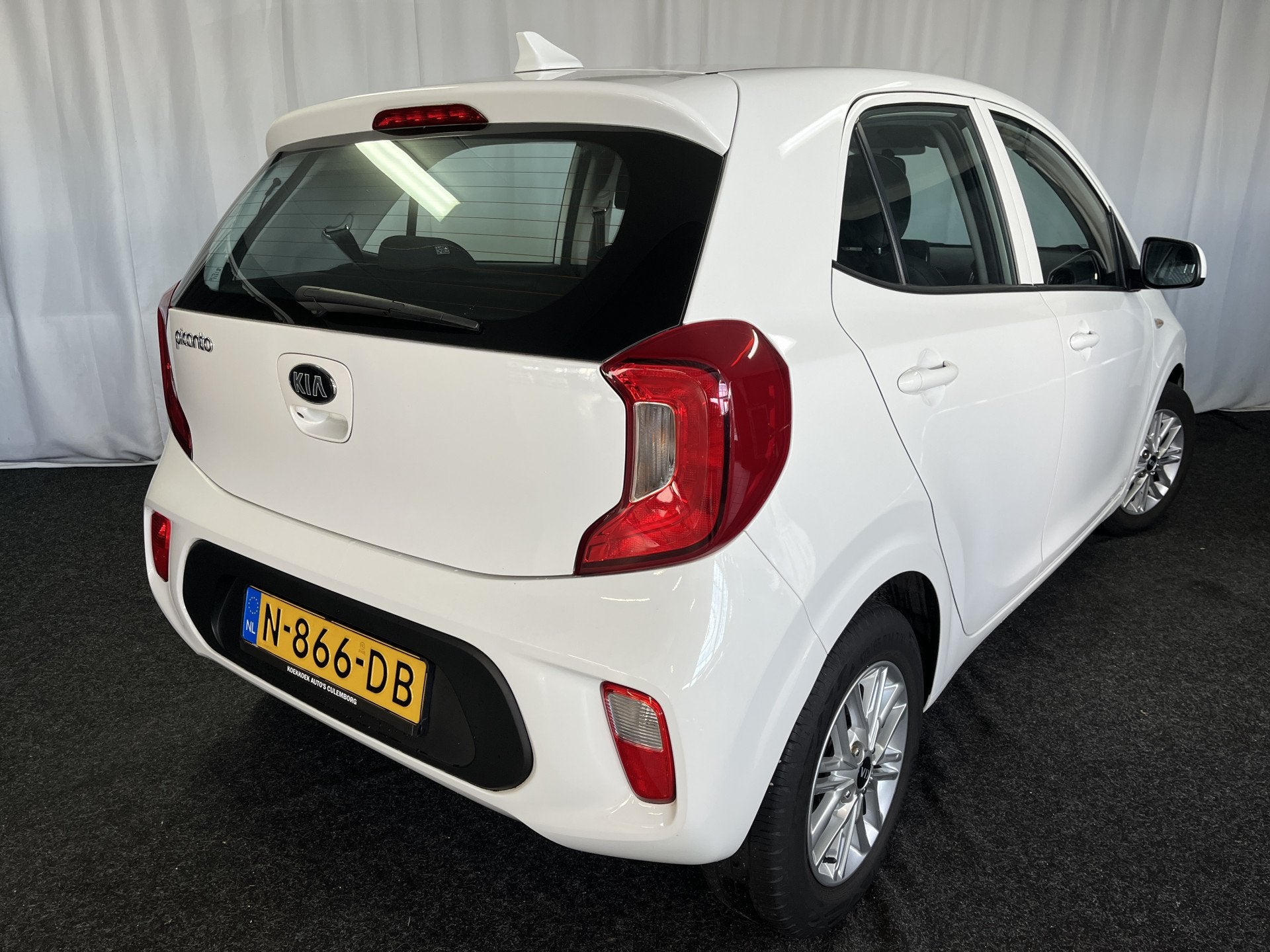 Kia Picanto 1.0 DPi DynamicLine 1E EIGN/AIRCO/CRUISE/APPLE/C, Voorwielaandrijving, Stof, Gebruikt, Verwarmde buitenspiegels