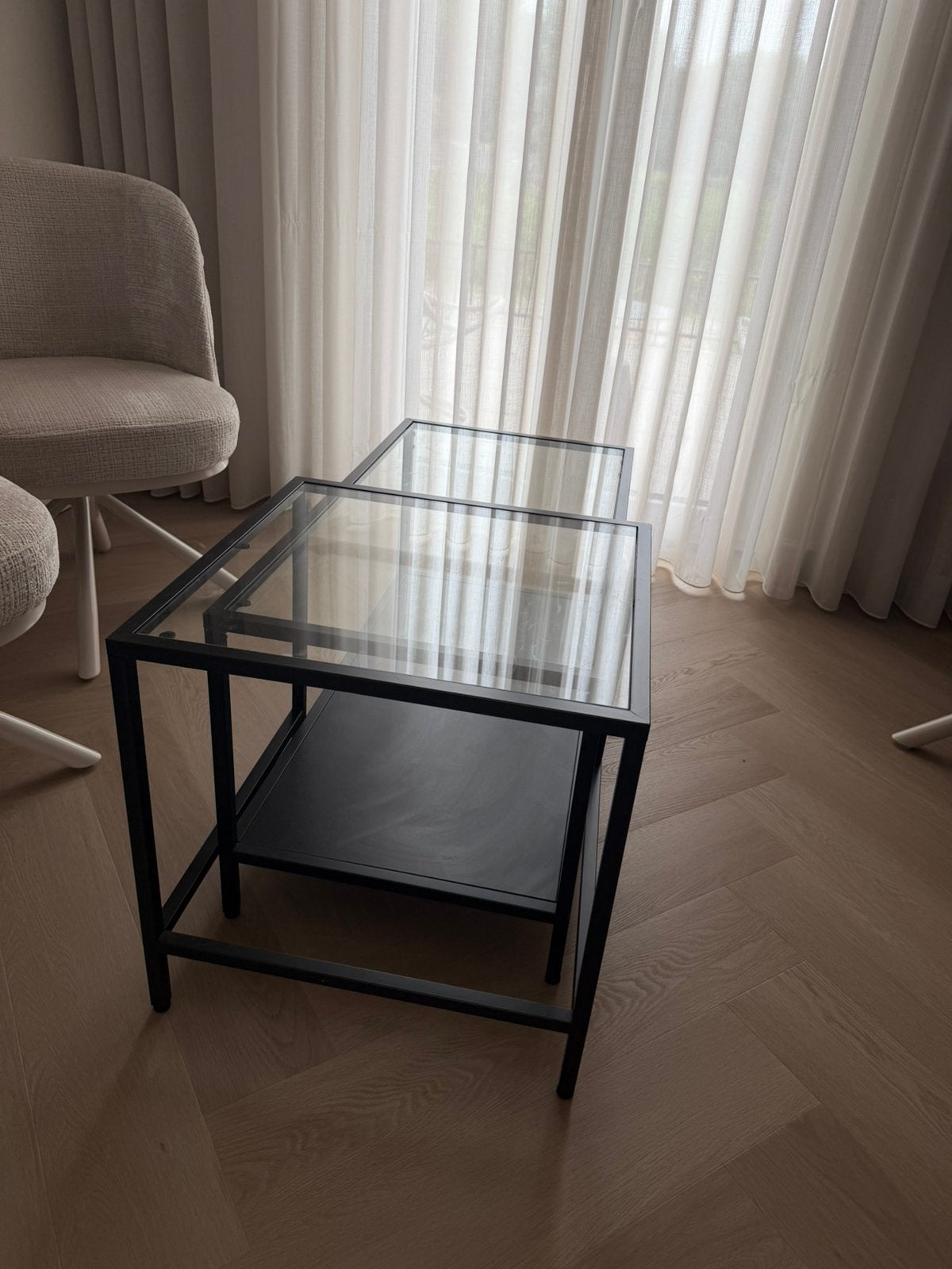 Vitsjo Ikea Salontafel Bijzettafel, Ophalen, Gebruikt, Rechthoekig, 50 tot 100 cm