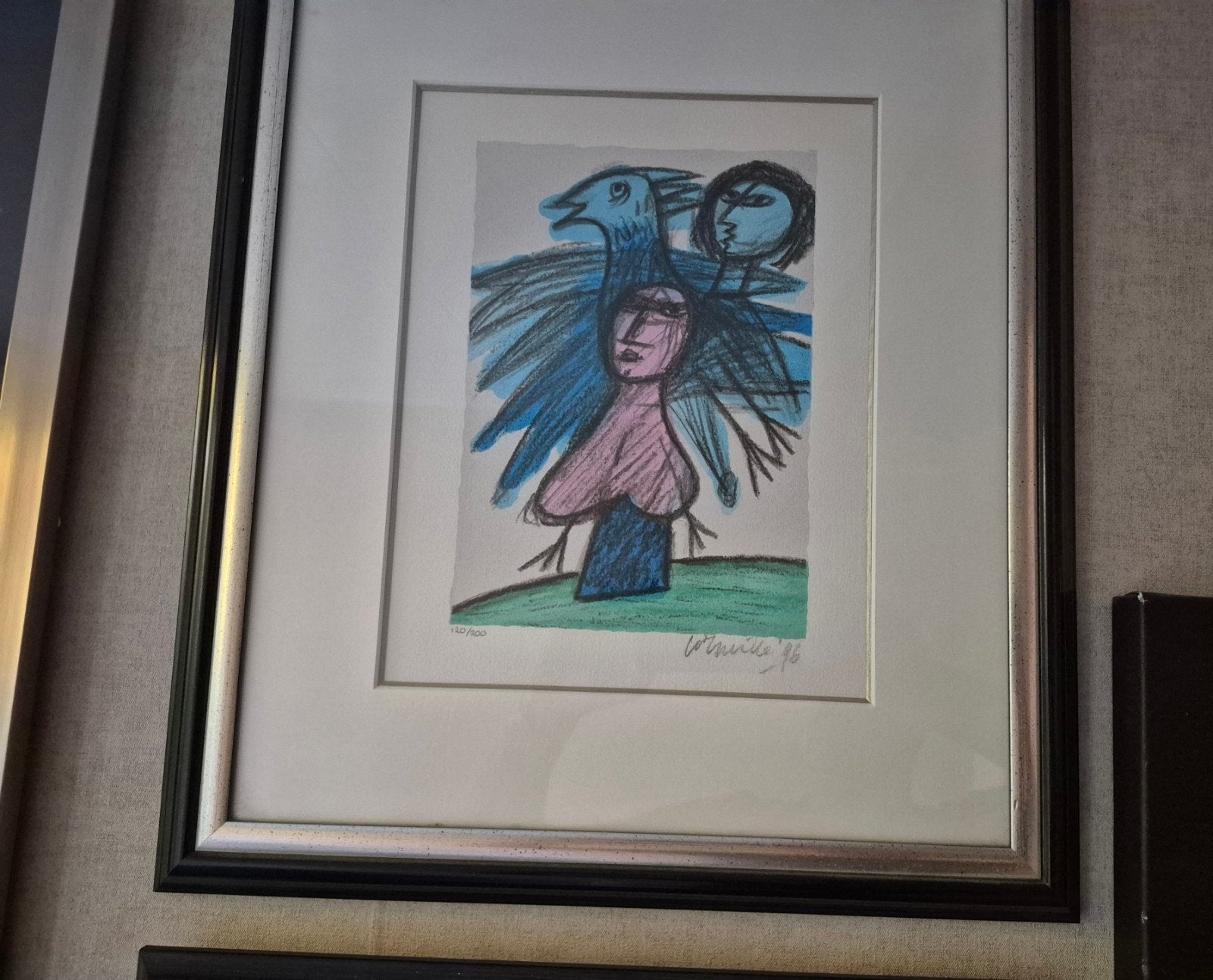 Corneille Zeefdruk 1996, Antiek en Kunst, Genummerd, Ophalen of Verzenden