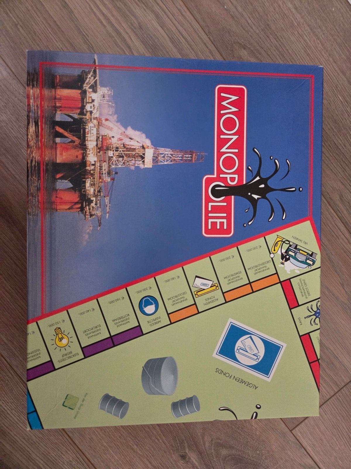 Monopoly Olie - Unieke editie met boorplatform, Vijf spelers of meer, Ophalen of Verzenden, Gebruikt