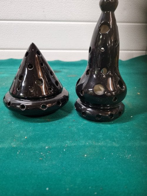 windlichten zwart ceramic, Ophalen of Verzenden, 'T Olde Gre-j, Info@toldegrej.nl, Endepoelstraat 20f Didam