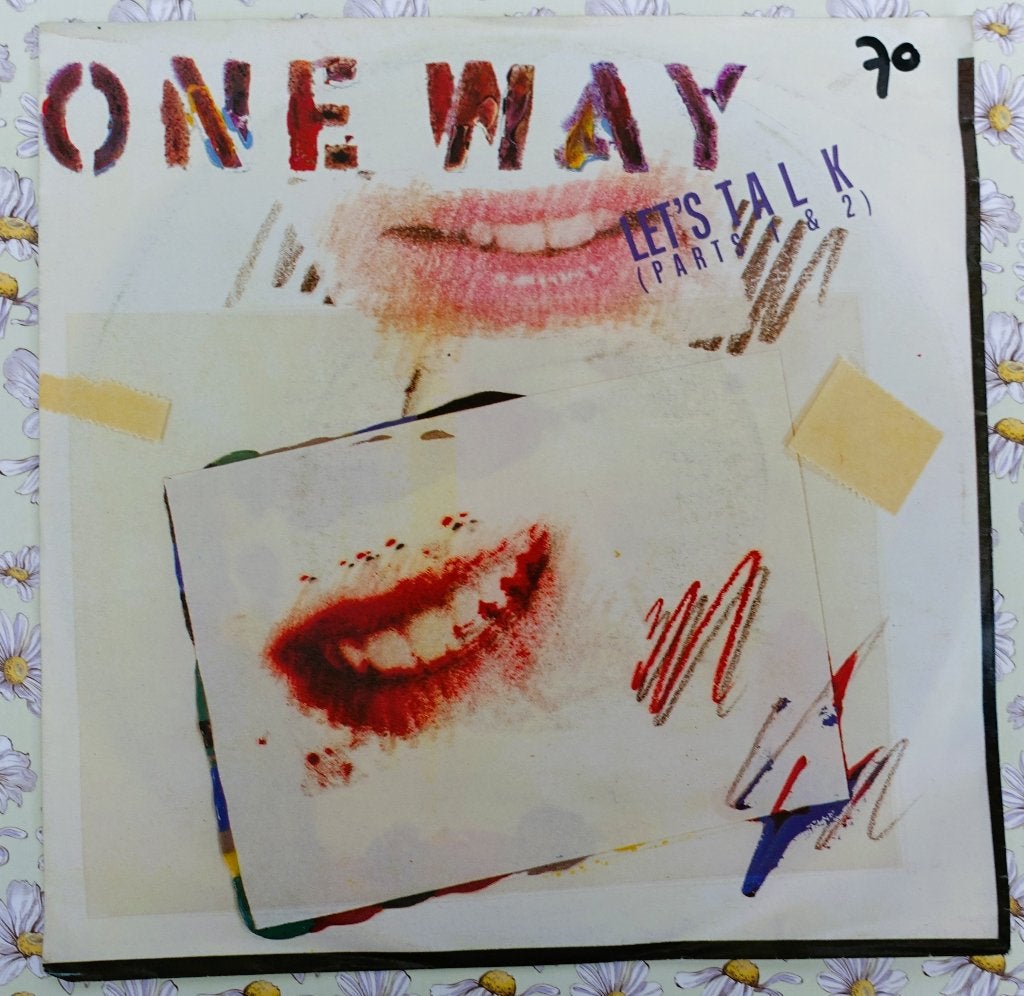 One Way - Let's Talk (Parts 1 & 2) Vinyl Single, 7 inch, Zo goed als nieuw, Overige typen, R&B en Soul
