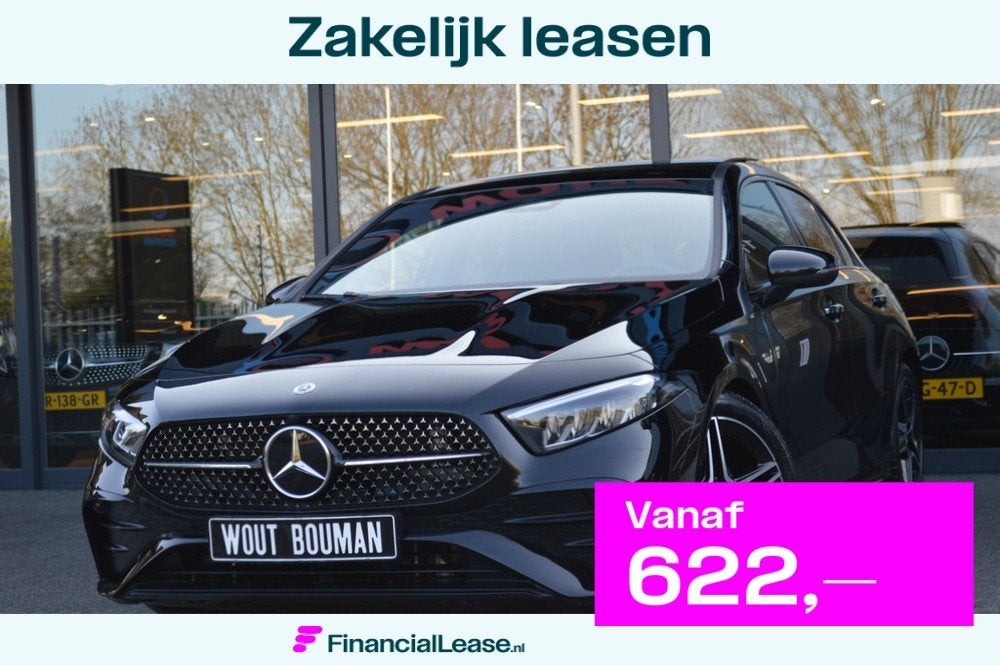 Mercedes-Benz A-Klasse 200 AMG Led Panorama Widescreen Sfeer, Gebruikt, 4 cilinders, Bedrijf, Automatische klimaatregeling