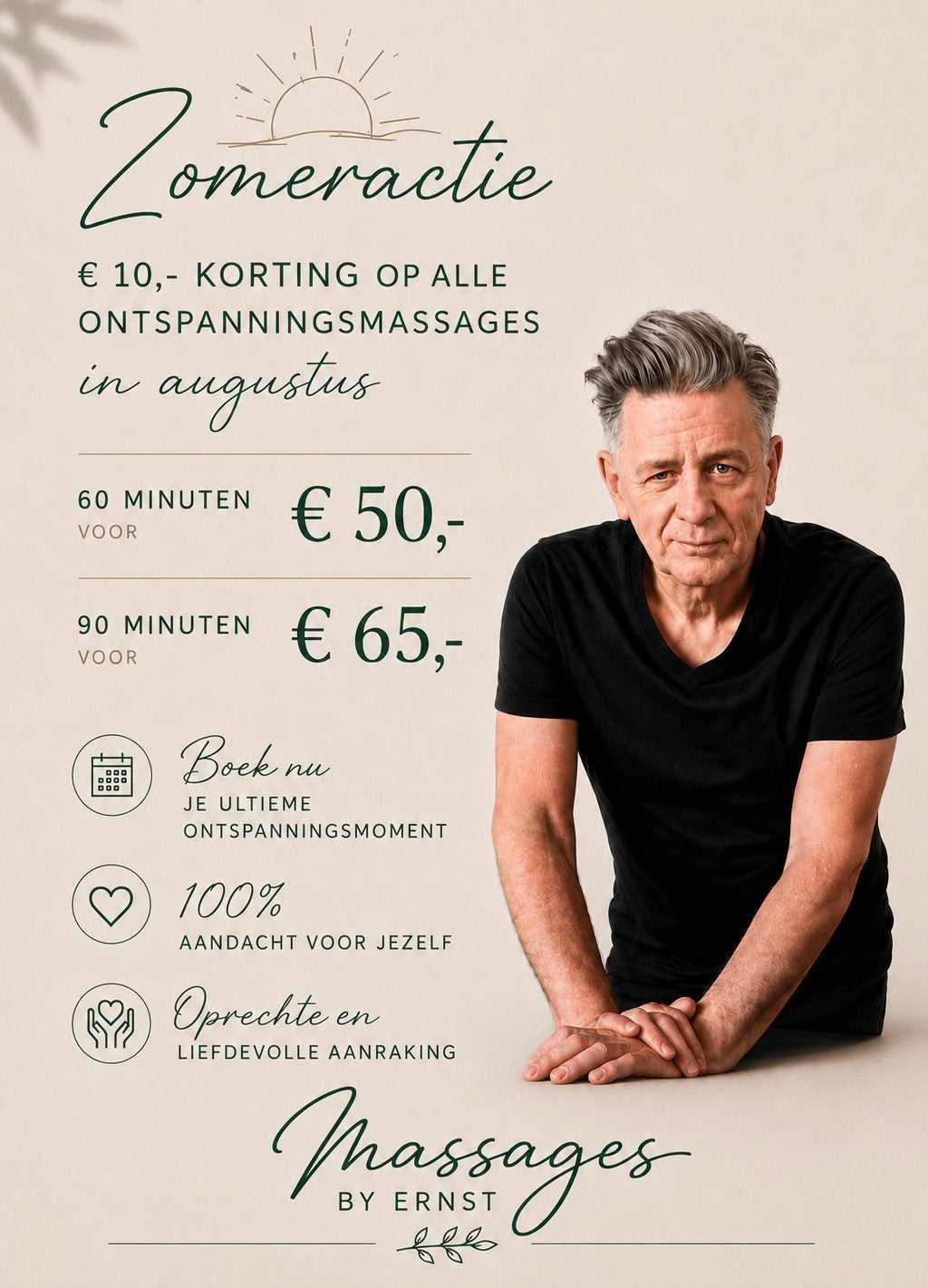 Ontspanningsmassage voor mannen en vrouwen, Ontspanningsmassage