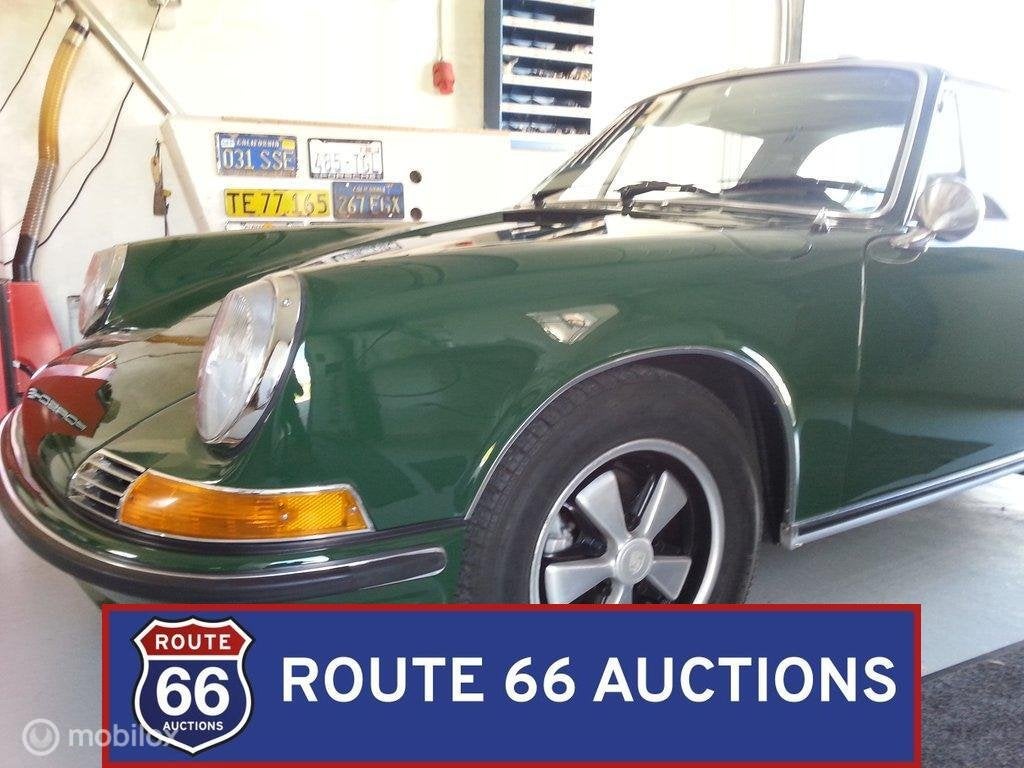 Porsche 911 S 2.2 Targa | 1970 | Route 66 Auctions, Auto's, Overige carrosserieën, Zwart, Bedrijf, Porsche