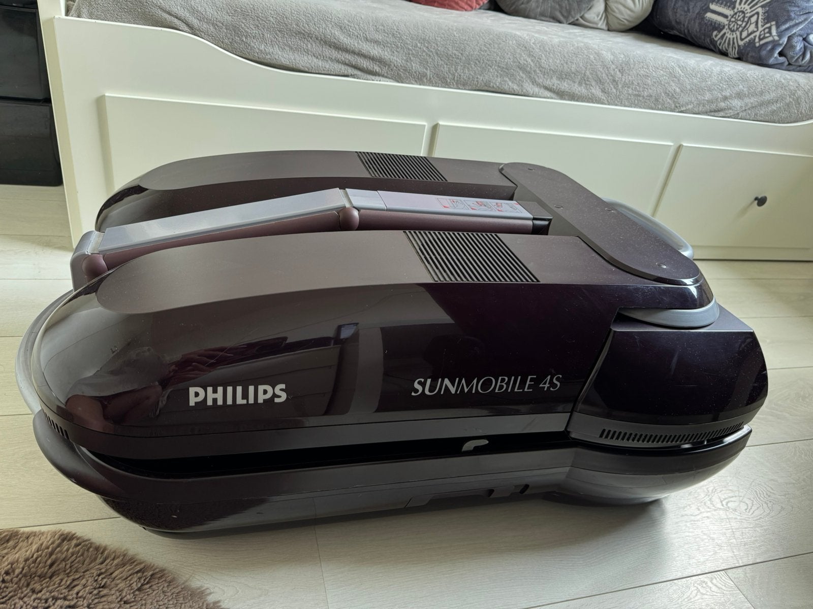 Sun Mobile 4S zonnebank, Ophalen of Verzenden, Zo goed als nieuw, Zonnebank enkelzijdig, Minder dan 10 lampen
