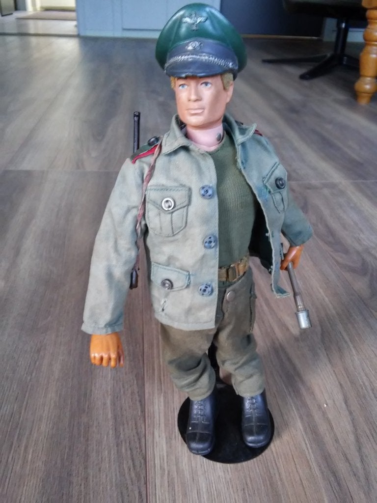 vintage action man duitse generaal, Ophalen, Gebruikt
