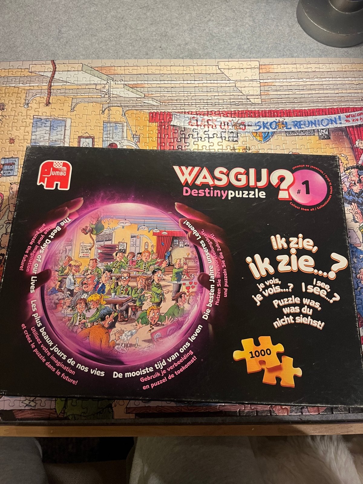 Wasgij Puzzel Set - 4 complete puzzels, Verzenden, 500 t/m 1500 stukjes, Gebruikt, Legpuzzel