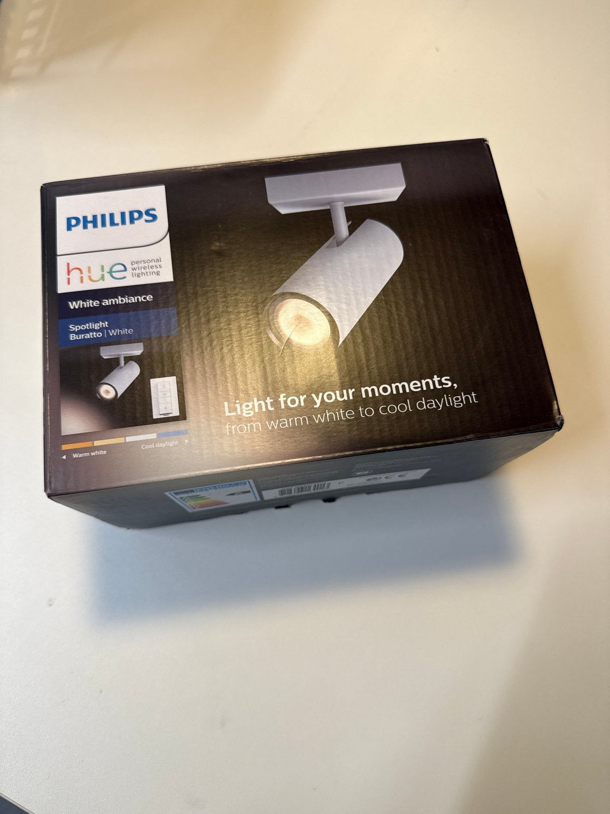 Philips Hue White Ambiance Berretto Spot - Wit, Dimbaar, Nieuw, Overige fittingen, Ophalen of Verzenden