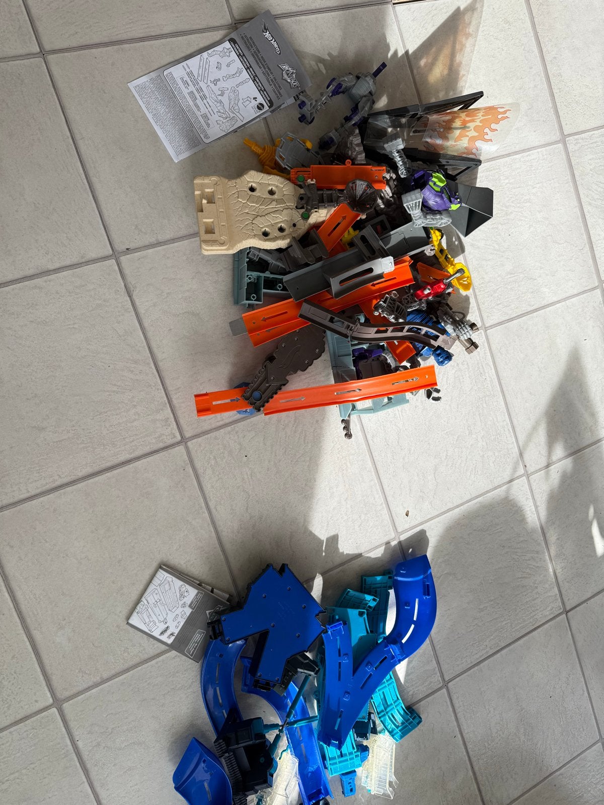 Hot Wheels Trick Tracks Complete Racebaan Set, Zelf te bouwen, Ophalen of Verzenden, Hot Wheels, Handmatig