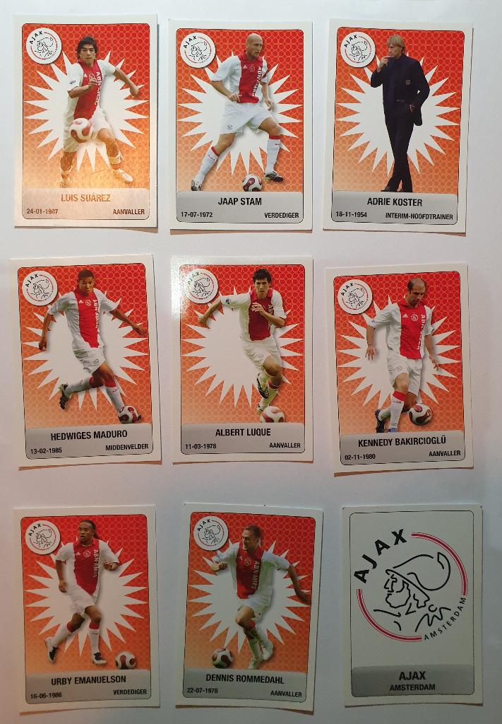 VoetbalPlaatjes EreDivisie Spelers + Clubs 2007 2008, Verzamelen, Plus, Ophalen of Verzenden