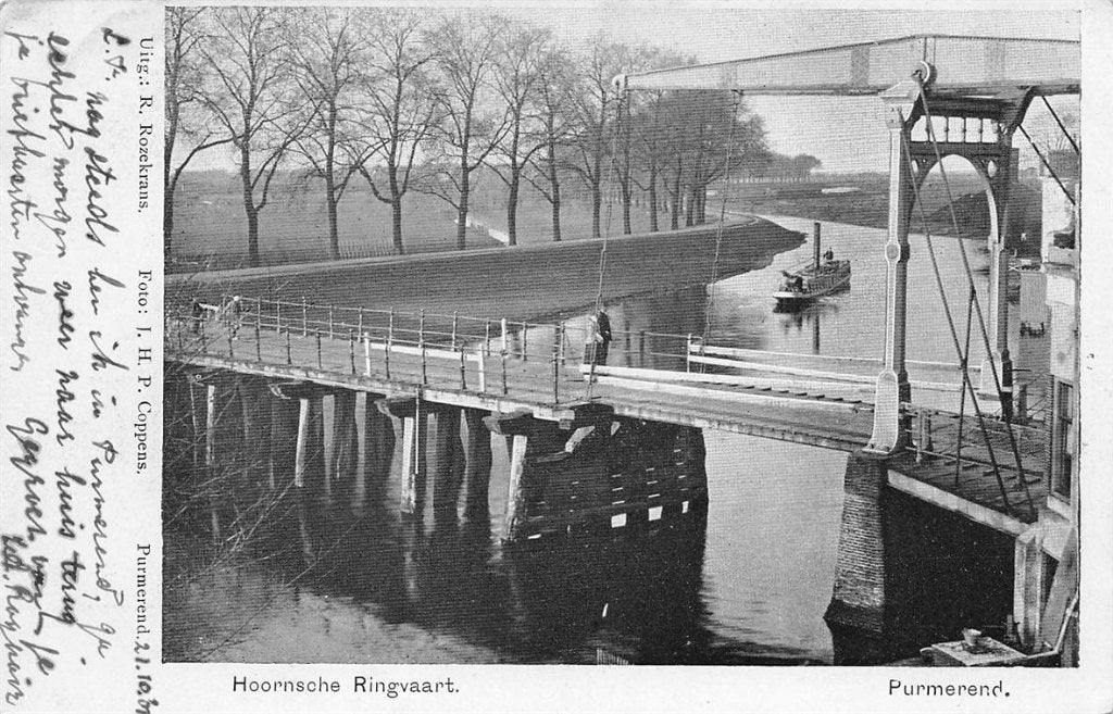 702-119-007 Purmerend Hoornsche Ringvaart, Verzenden, Voor 1920, Noord-Holland