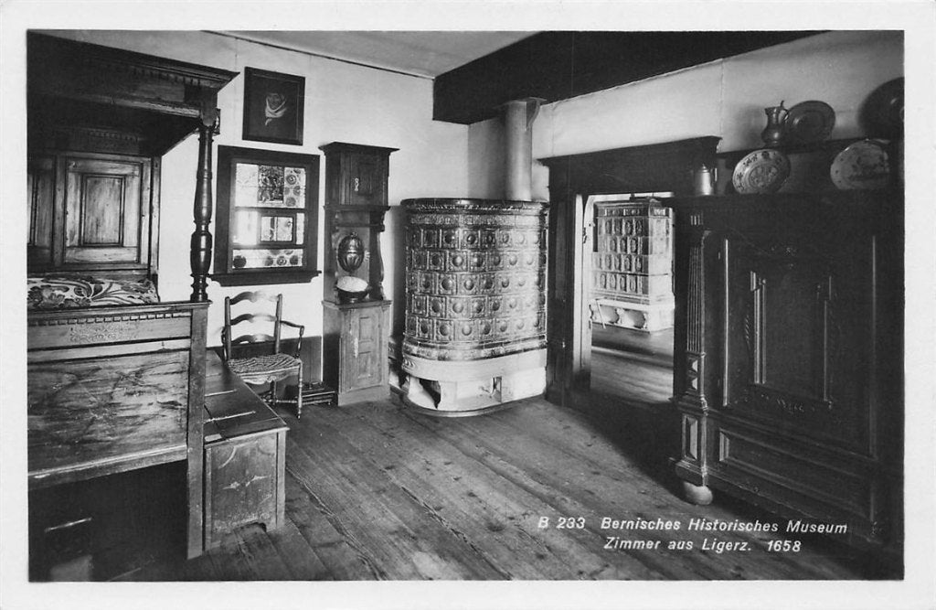 702-289-025 Bernisches Historisches Museum Zimmer Aus Ligerz, Verzenden, Voor 1920, Overig Europa