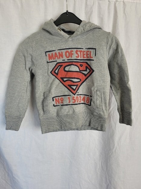 Stoere super man hoodie mt 98/104 merk DC Comics, Kinderen en Baby's, Kinderkleding | Maat 98, ., Trui of Vest, Ophalen of Verzenden