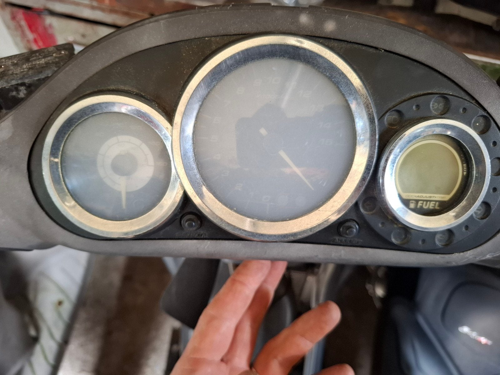 Gilera runner koso teller kilometer, Ophalen