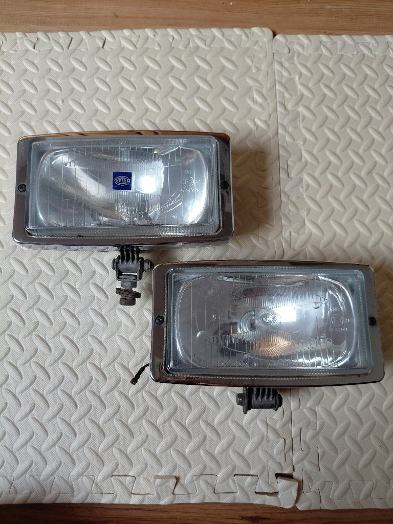 Set Hella Verstralers Mistlampen Oldtimer Carbage Run Rally, Auto-onderdelen, Ophalen of Verzenden, Gebruikt, Overige merken, Verlichting