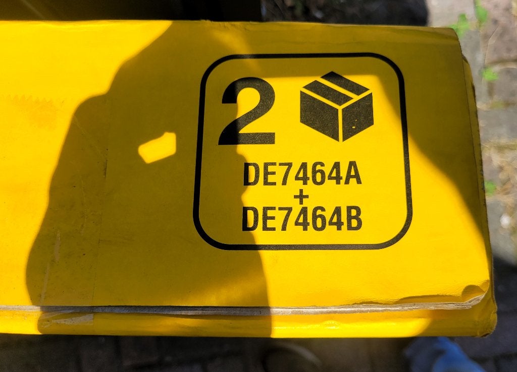Zeldzaam: Nieuw in doos! DeWalt DE7464B set voor DW746 (T), Overige typen, Nieuw, Ophalen of Verzenden, 1200 watt of meer