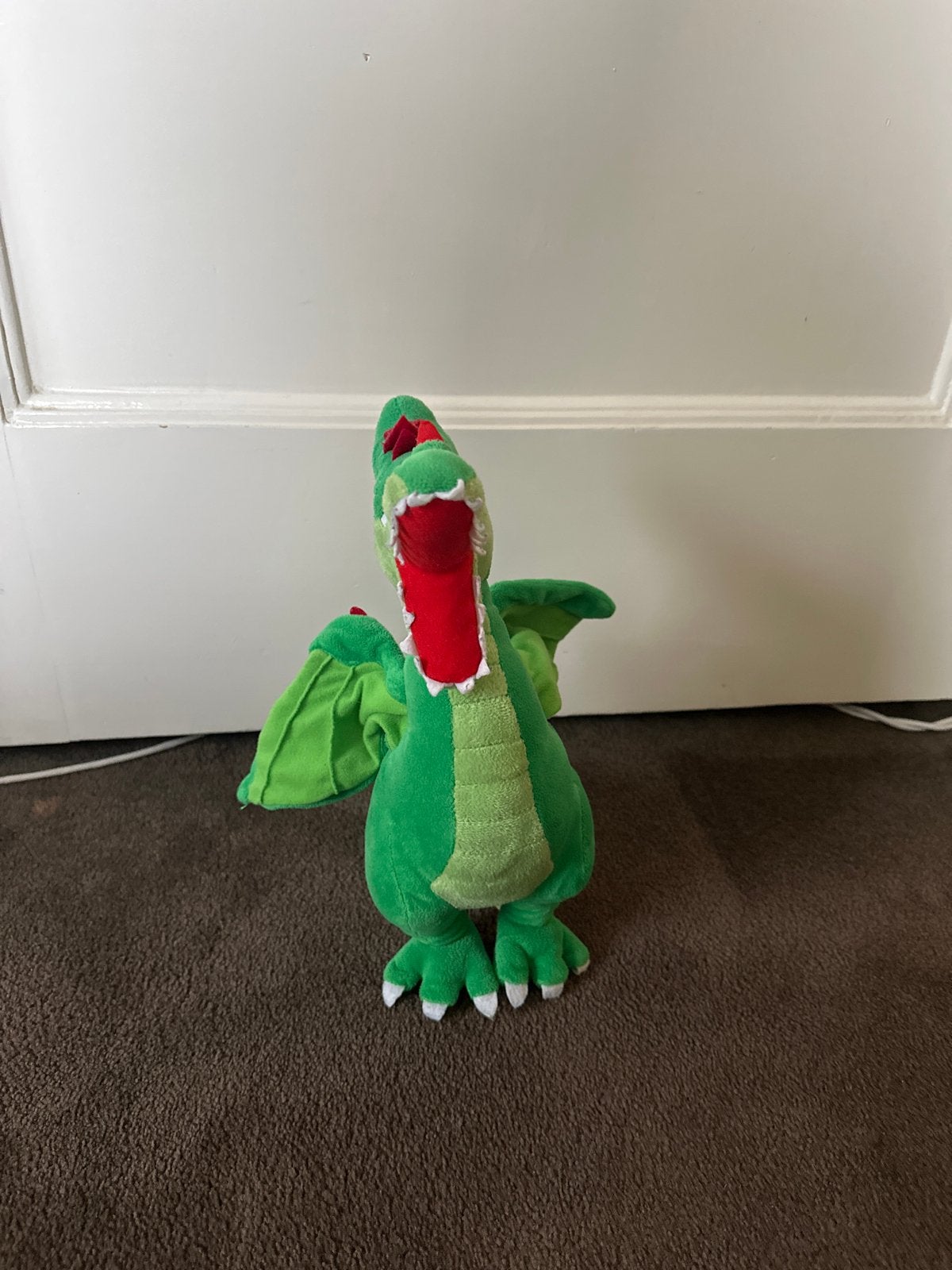 Groene draak knuffel  efteling- Zo goed als nieuw, Groen, Overige merken, Overige karakters, Overige typen