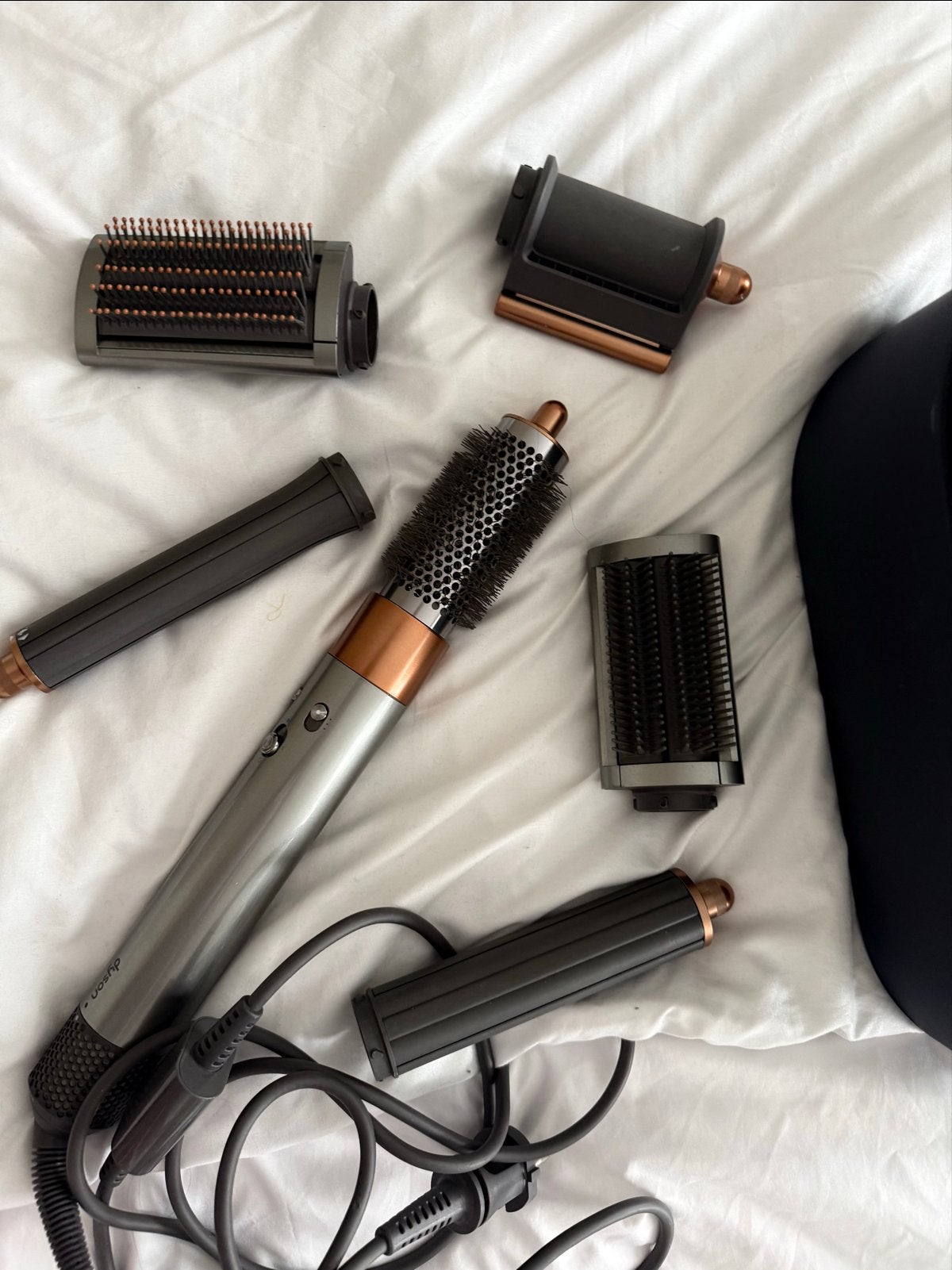 Dyson Föhn met 6 opzetstukken (doos zonder deksel), Ophalen of Verzenden, Gebruikt, Haarverzorging