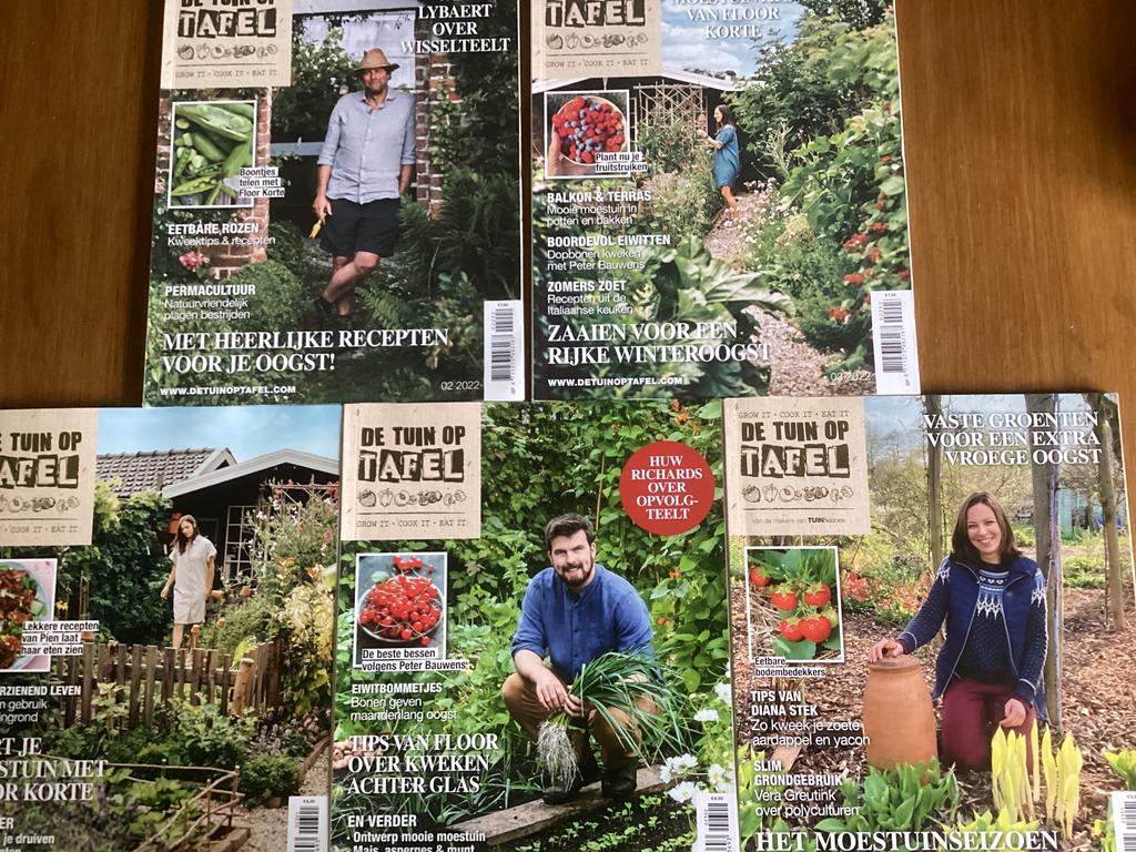 5x DE TUIN OP TAFEL, Ophalen of Verzenden, Zo goed als nieuw