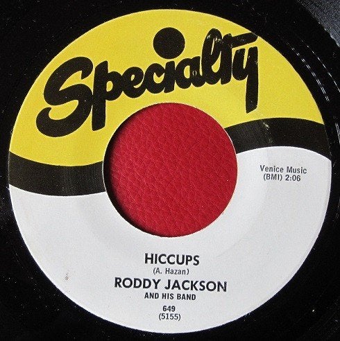Roddy Jackson - Hiccups 7", Ophalen of Verzenden, Nieuw in verpakking, Pop
