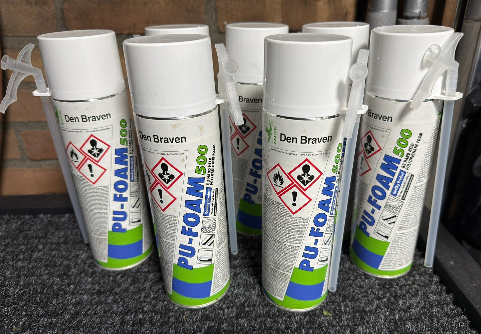Den Braven - 7 bussen pur, Doe-het-zelf en Verbouw, Isolatie en Afdichting, Minder dan 4 cm, Den Braven, Onbekend, Nieuw