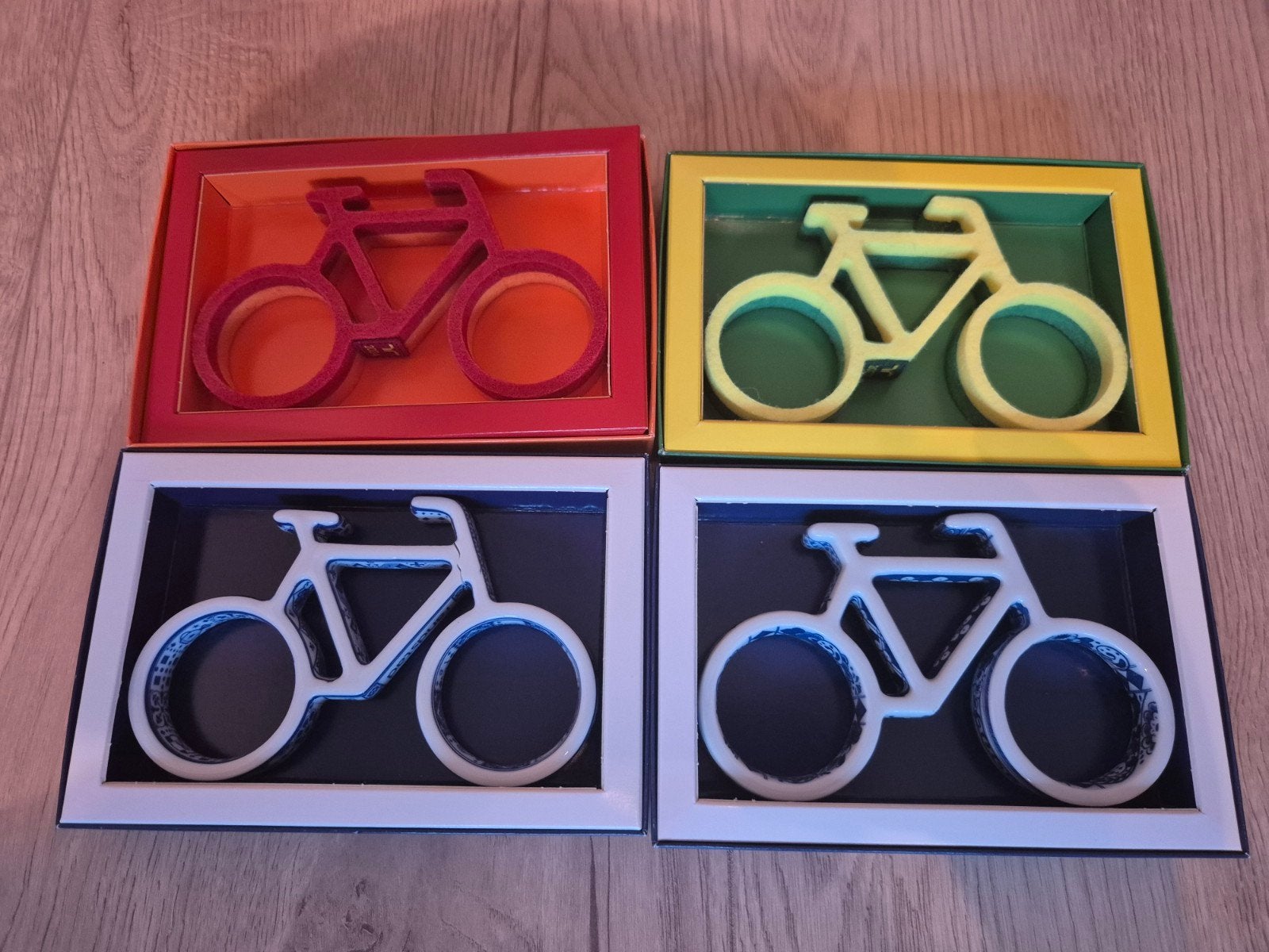 Randstad fiets beeldjes, Verzenden, Zo goed als nieuw, Clearstamp