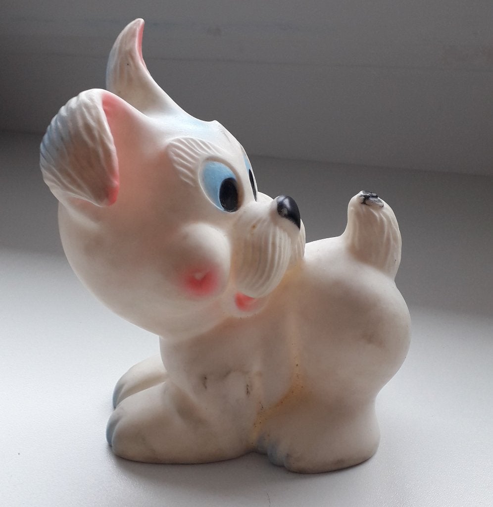 Ledra rubber piep-hondje uit de jaren 70 - 80 made in Italy, Ophalen of Verzenden, Gebruikt