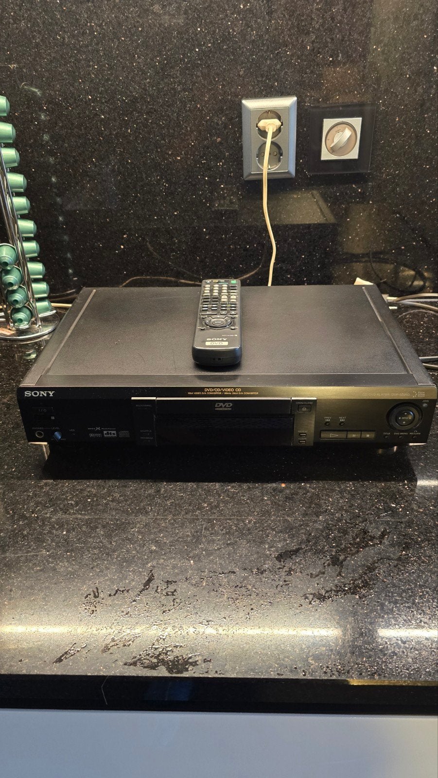 Sony DVP-S725D DVD-speler met afstandsbediening, Audio, Tv en Foto, Ophalen, Gebruikt, Dvd-speler, Sony