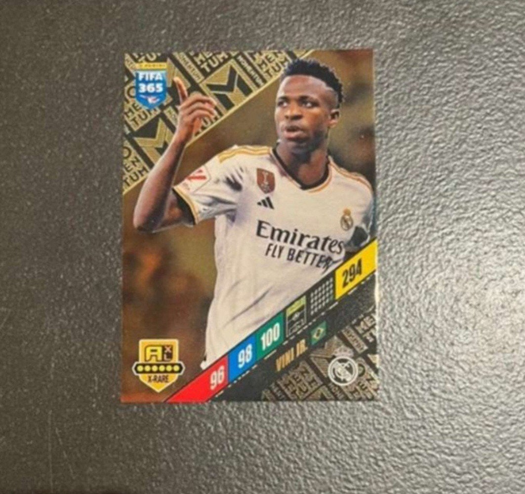 Voetbalkaart Vinicius Jr. FIFA 365 X-RARE Real Madrid, Ophalen of Verzenden
