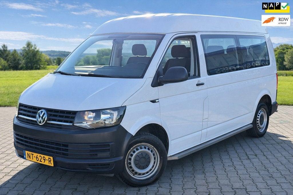 Volkswagen Transporter Kombi 2.0 TSI L2H1 9PRS, ECC AIRCO, E, Voorwielaandrijving, Stof, Gebruikt, 2500 kg