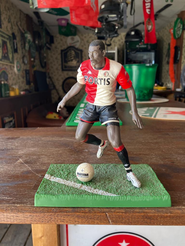 Feyenoord Salomon Kalou Beeldje - Voetbal Memorabilia, Ophalen, Zo goed als nieuw, Feyenoord, Beeldje of Poppetje