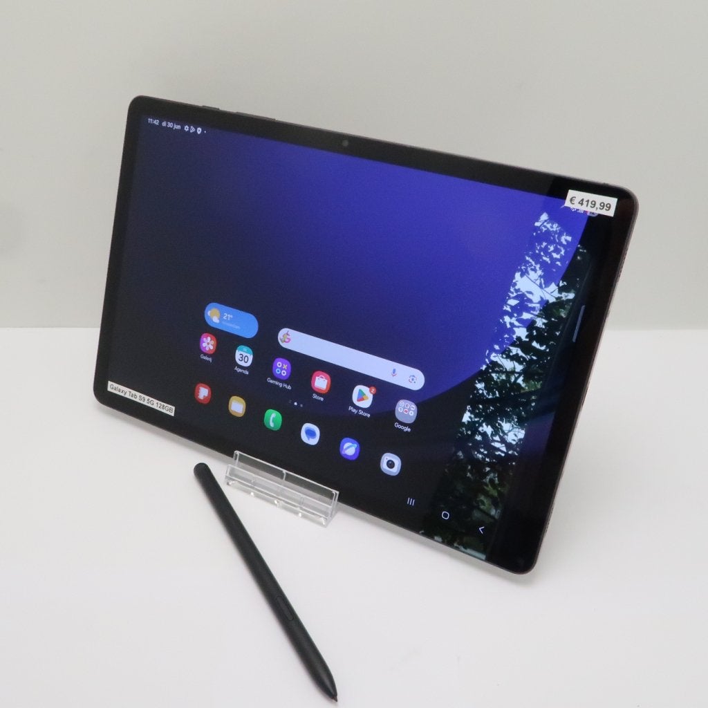 Samsung Galaxy Tab S9 5G 128GB Graphite | Nette Staat, Computers en Software, Android Tablets, Samsung, Zo goed als nieuw, Support@Samsung.com
