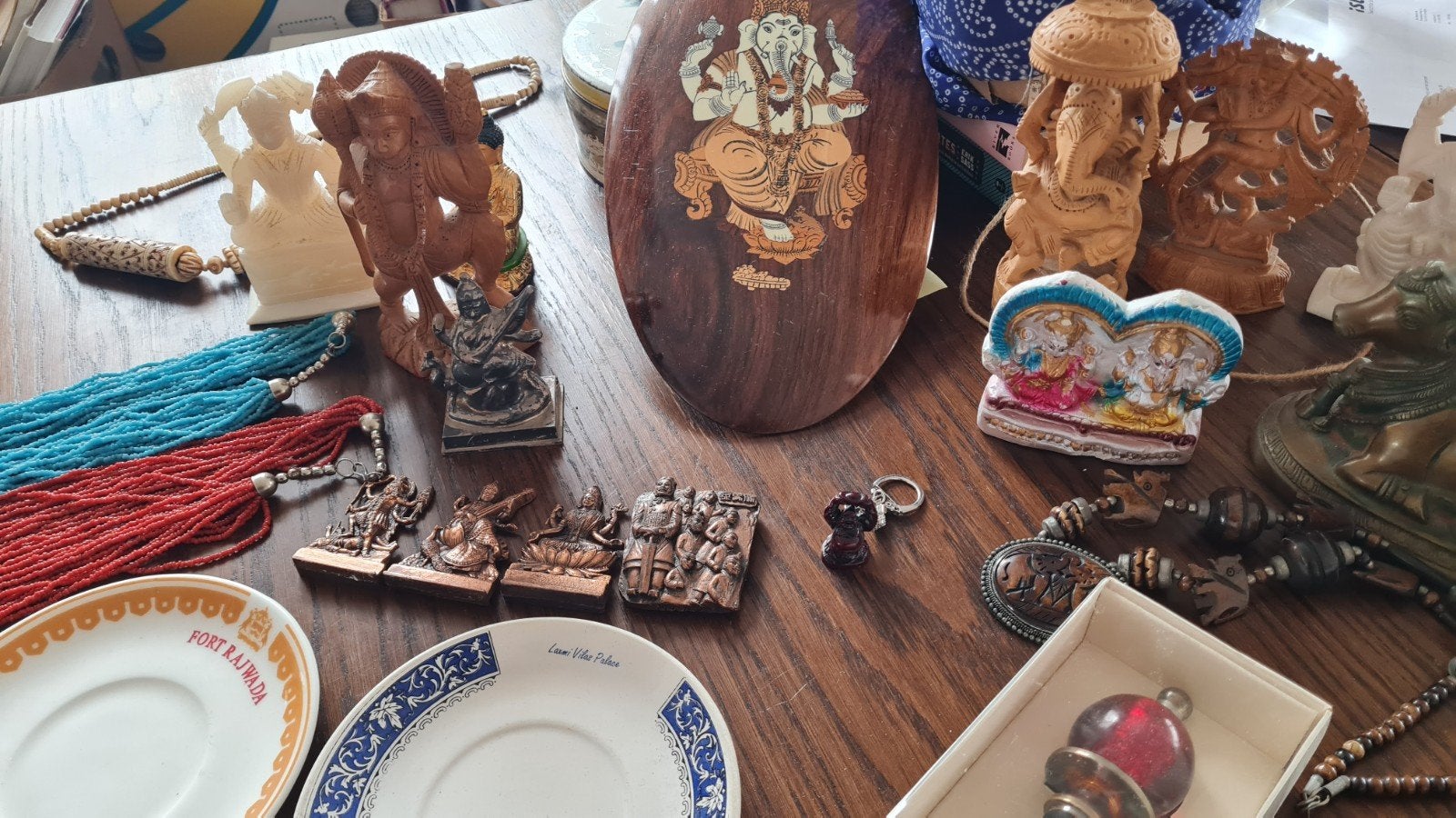Diverse Indiase accessoires, Ophalen of Verzenden, Gebruikt, Religie