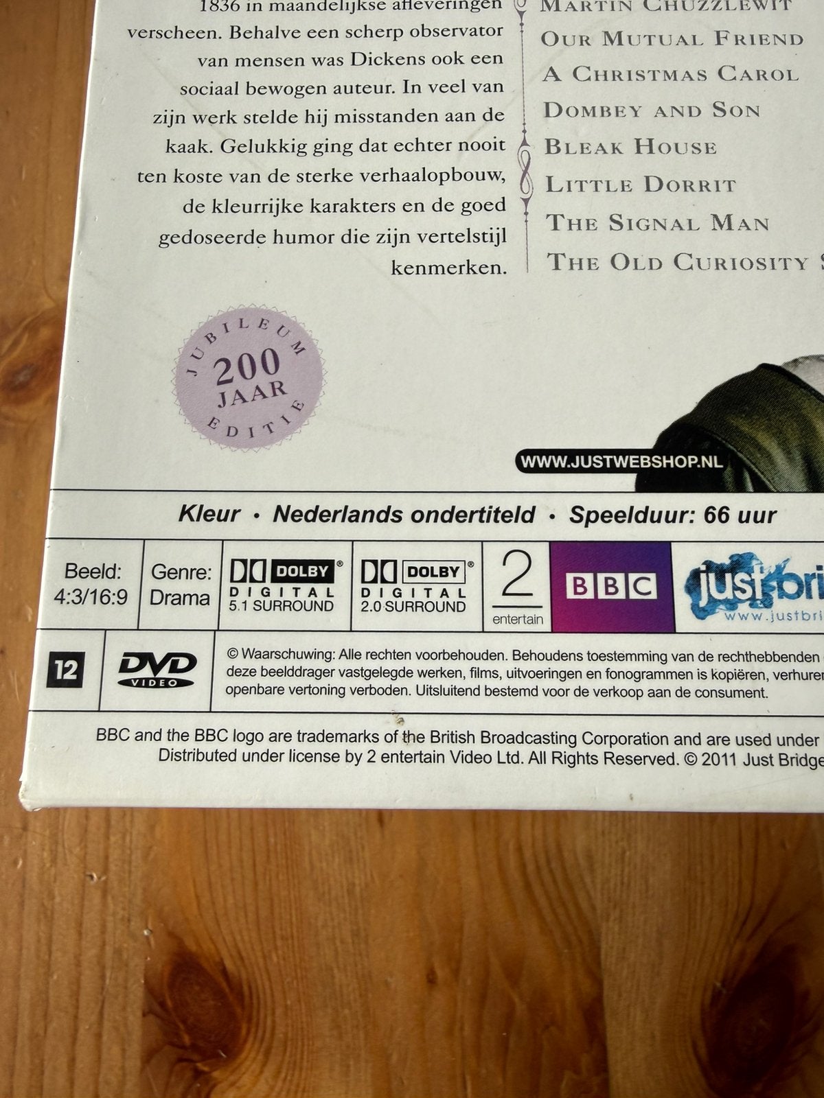 Charles Dickens: De Complete Collectie - 30 DVD Jubileum NLO, Engels, Verzenden, Alle leeftijden, Nederlands
