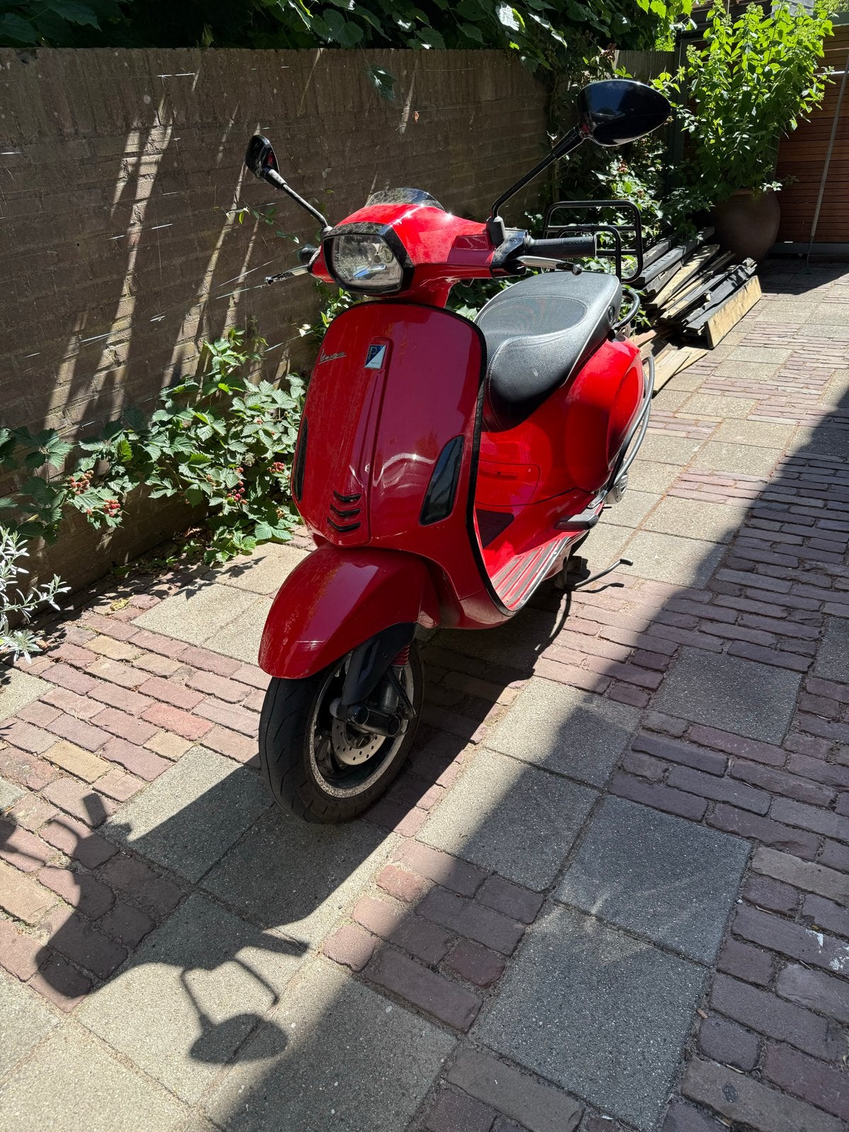 Vespa scooter brommer, geel kenteken, IGET motor, 2019, Fietsen en Brommers, Scooters | Vespa, Gebruikt, Overige modellen, Maximaal 45 km/u