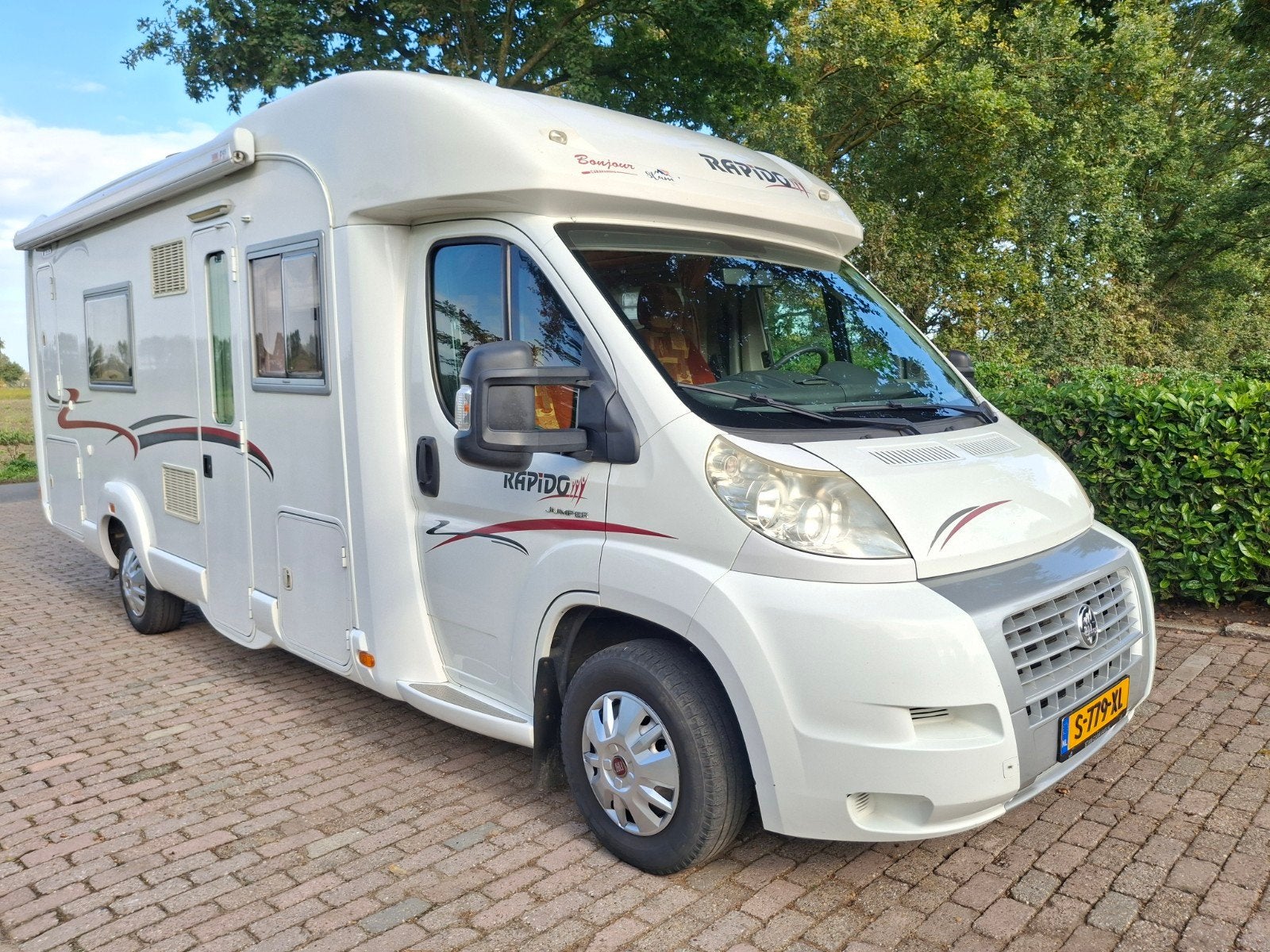 "RAPIDO - HALF INTERGRAAL -  124000 KM - AIRCO - FRANSBED", Caravans en Kamperen, Integraal, Ringverwarming, 6 tot 7 meter, Bedrijf