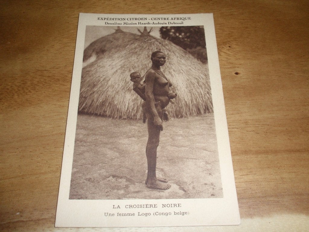 Expeditie Citroen  Afrika Congo Femme Logo Etnografie, Verzenden, Voor 1920, Ongelopen, Politiek en Historie